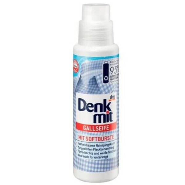 Плямовивідник з жовчним милом Denkmit, 250 мл (жир, масло, соуси, кров, макіяж та інші.