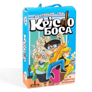 Настільна гра Strateg  Крісло боса  розважальна українською мовою (30387)