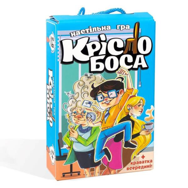 Настільна гра Strateg  Крісло боса  розважальна українською мовою (30387)