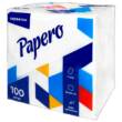 ФБ Papero Серветки білі 100арк 24*24 1-шар
