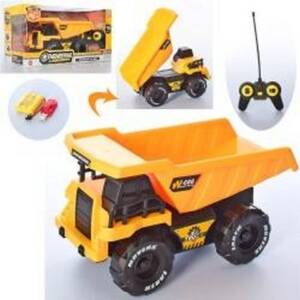 Самосвал 955-85 (12шт) р/у, аккум, 25см, 1:16, 4х4, USBзарядное, в кор-ке, 39,5-19-16,5см