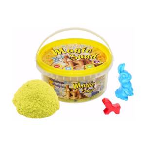 Magic sand жовтого кольору, у відрі 0,350 кг