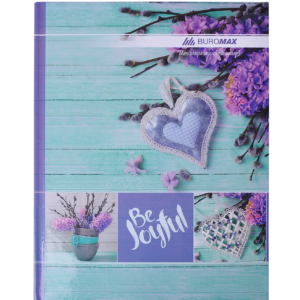 Книга канцелярська ROMANTIC  А4 96 арк., клітинка, офсет, тверда  обкладинка,