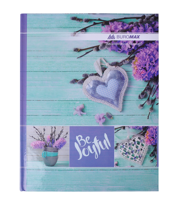 Книга канцелярська ROMANTIC  А4 96 арк., клітинка, офсет, тверда  обкладинка,