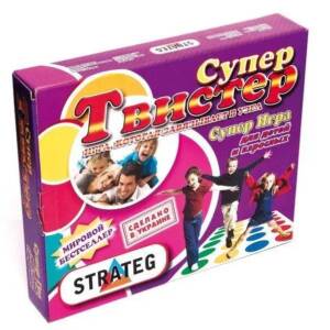 Настільна гра "Супер Твістер" в коробці 33*28*5см