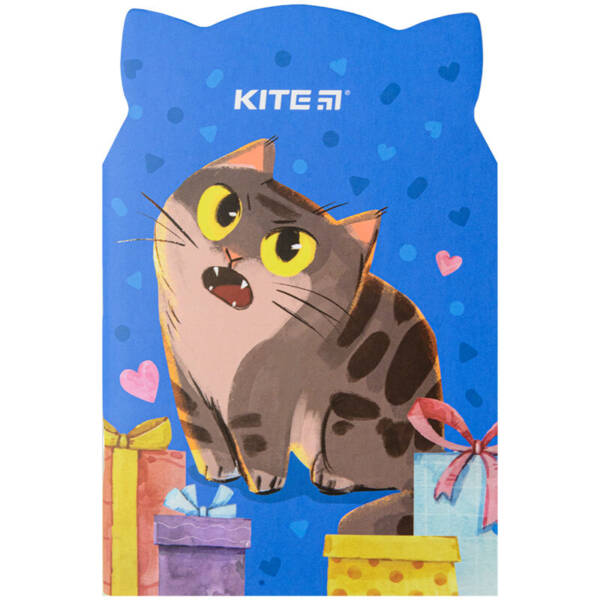 Блокнот м'яка обк., 48 арк., Gift cat
