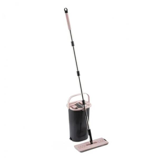 Швабра плоска з відром "Compact Black" 10Л (1)
