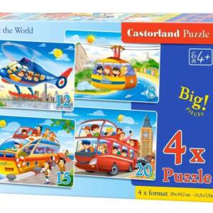 Пазли Castorland 4х1(8,12,15,20)