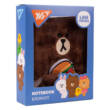 Блокнот пухнастий YES "Line Friends" Brown