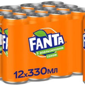 0.33 CAN X12 ФАНТА АПЕЛЬСИН