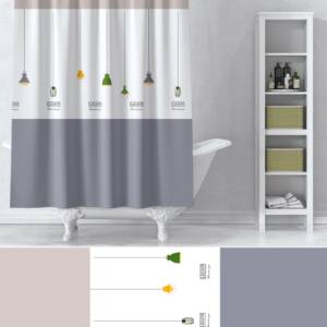 Аксесуари д/ванної IDEA HOME DS-SC165 Sweet-Home шторка д/ванни 180х200 см