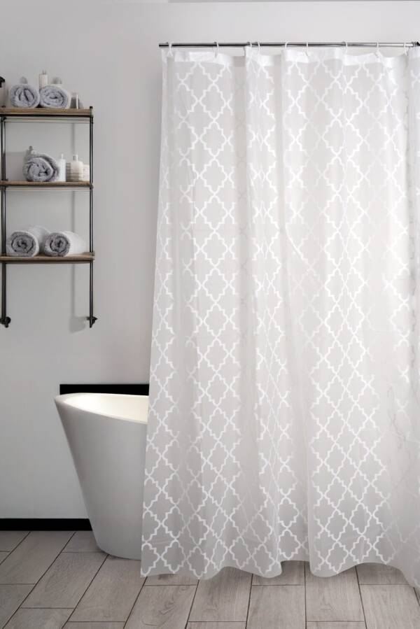 Аксесуари д/ванної IDEA HOME DS-SC175 Grey-Olympic шторка д/ванни 180х200 см