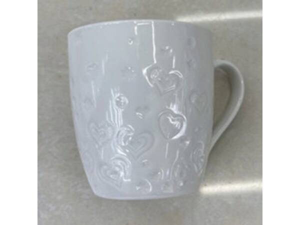 Чашка "White hearts" 200мл R89044 (96шт)