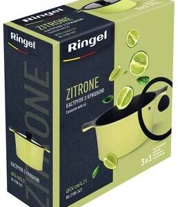 Каструля RINGEL Zitrone 24x12 см (4.2л) з кришкою