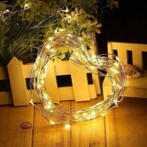 Гирлянда Роса 100 LED 220В .10м тепло-білий