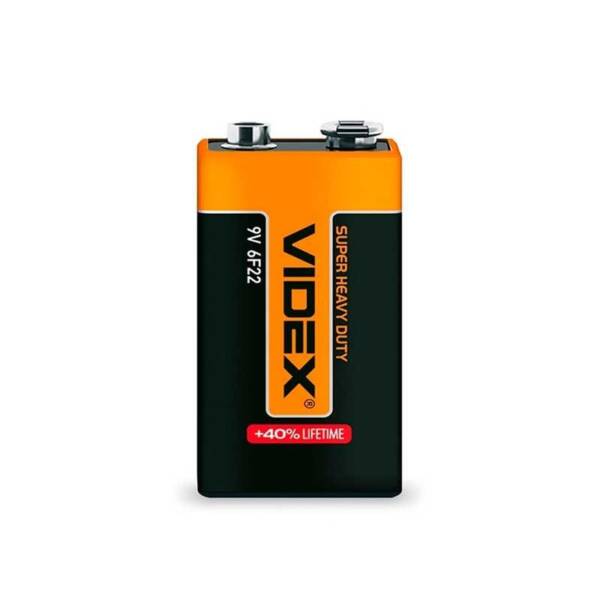 Батарейка Videx КРОНА 9V  6F22