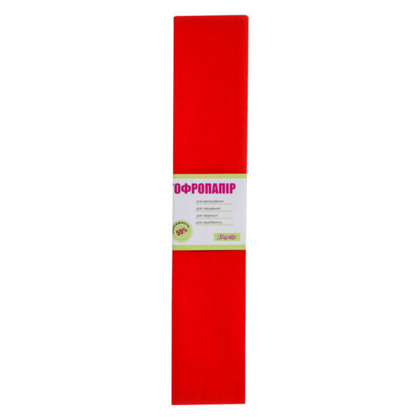 Гофро-папір красн (50см*200см)