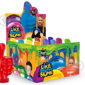 гр Вязка маса Like Bubble Slime Danko toys  12шт/упак