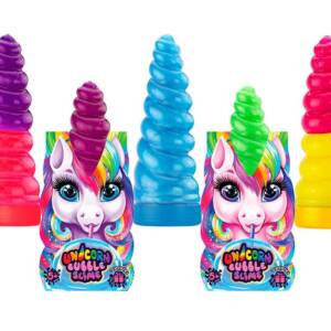 гр Вязка маса Unicorn Bubble Slime Danko toys рідкий лизун 14шт/упак