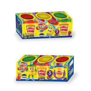 гр Набір креативної творчості тісто для ліпки Master Do  3банки*50г danko toys