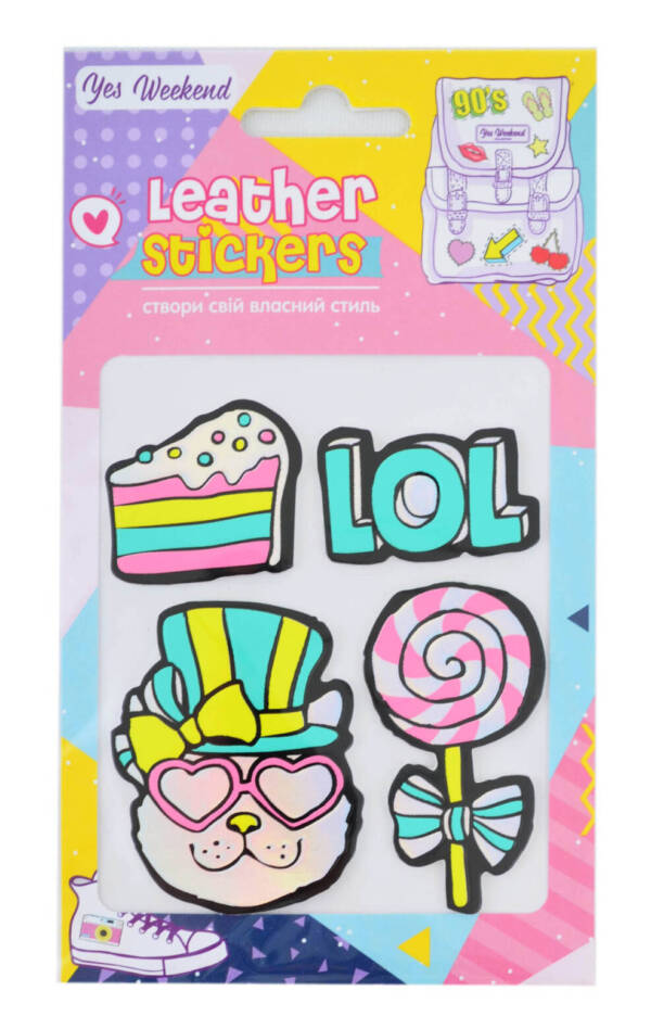 Набор наклеек Leather stikers