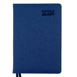 Щоденник А5 дата Leo Planner "Escalada", твердий, 368 стор., синій