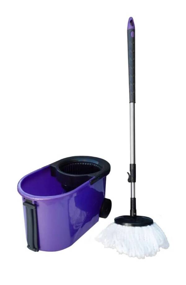 Комплект Швабра з відром на колесах з цинтафуг 16л Maxi Flat Mop