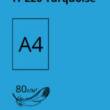 Папір кольор. А4 80 г/м (100 арк.) інт. Turquoise 220 (синій) ""CRYSTAL COLOR PAPER""Код УКТ ЗЕД 480
