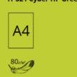 Папір кольор. А4 80 г/м (100 арк.) неон Neon Green 321 (зелений) "CRYSTAL COLOR PAPER"Код УКТ ЗЕД 48