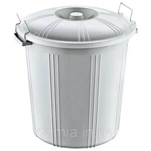 Смітник круг. "Eco" з/кр. з/замком 50Л (10)