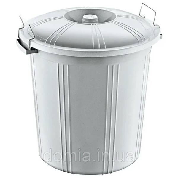 Смітник круг. "Eco" з/кр. з/замком 50Л (10)
