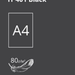 Папір кольор. А4/80 г/м (100арк.) темн. Black 401 (чорний) "CRYSTAL COLOR PAPER"