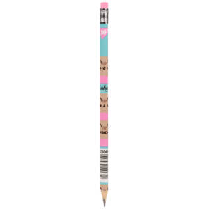 Олівець Yes ч/гр трикутн. з ласт.  в пл. тубі, 36шт/уп "Pusheen. Stripes"