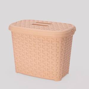 Кошик з кришкою 2,5л бежевийК6-406
