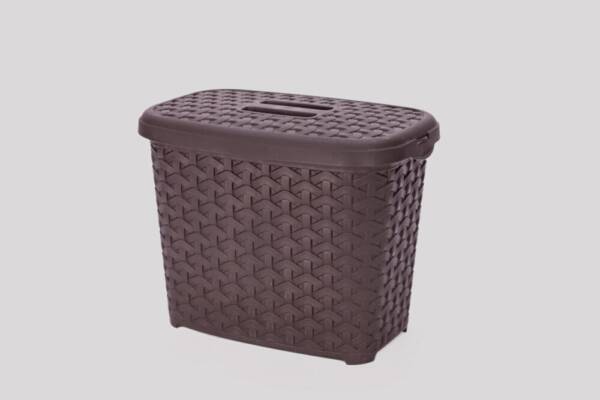 Кошик з кришкою 2,5л коричневийК6-534