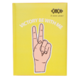 Блокнот SYMBOL, А-5, 64 арк., тв. обкл., глян. лам. з поролоном,KIDS Line, жовтий