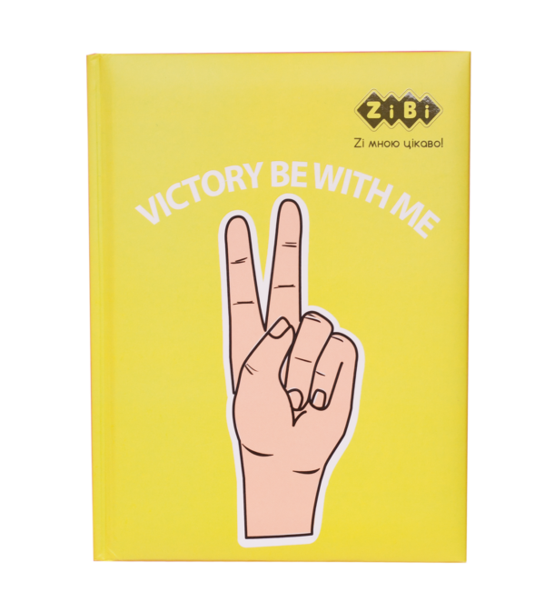 Блокнот SYMBOL, А-5, 64 арк., тв. обкл., глян. лам. з поролоном,KIDS Line, жовтий