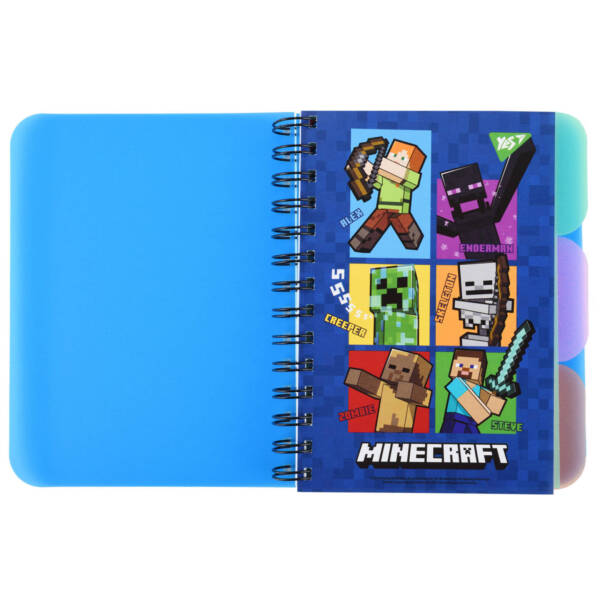Зошит для записів YES В6/144 пл.обкл. Minecraft