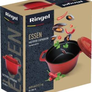 Каструля RINGEL Essen 20 см (2 л) з кришкоюRG-2300-20