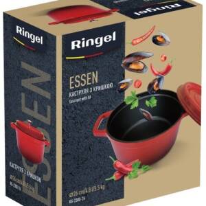 Каструля RINGEL Essen 26 см (4.8 л) з кришкоюRG-2300-26