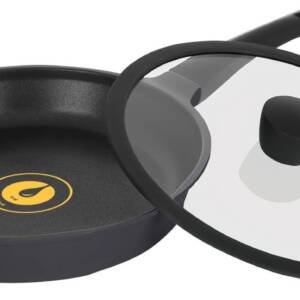 Сковорода RINGEL Zitrone Black глибока 28см з кришкоюRG-2108-28 BL-R