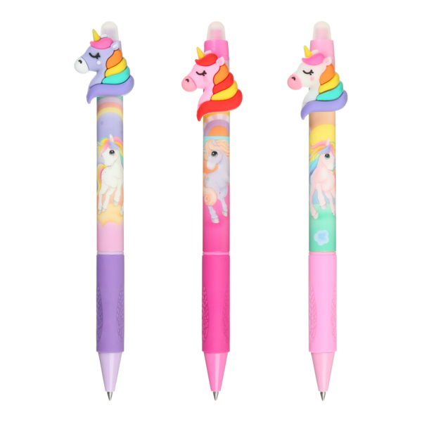 Ручка гелева "Пиши-стирай", 0,5мм, UNICORN, KIDS Line