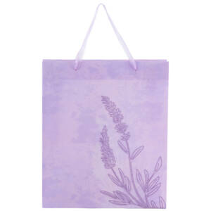 Пакет пластиковий подарунковий 32х27см, Lavender-3