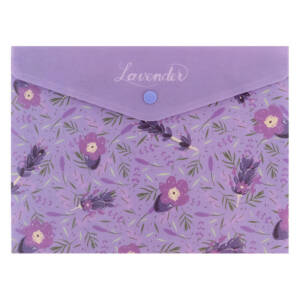 Папка на кнопці А5+ Lavender-1