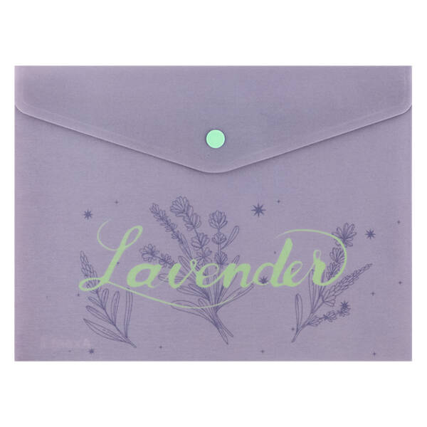 Папка на кнопці А5+ Lavender-2