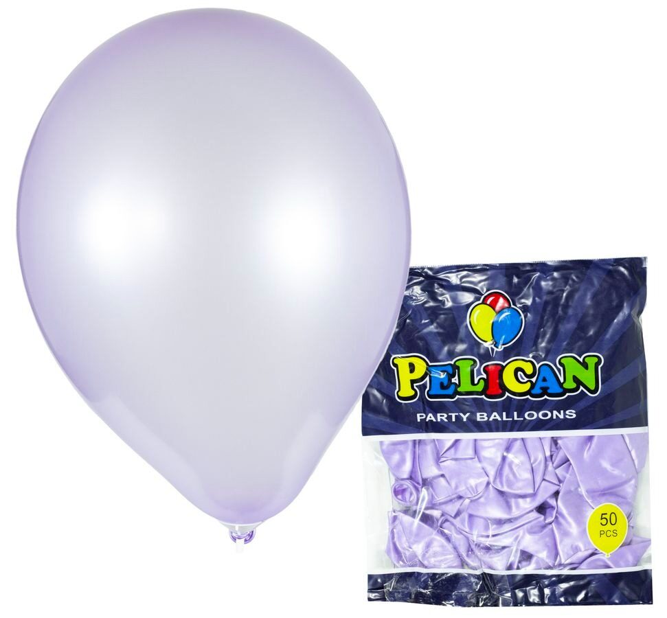 Кульки Pelican 10' (26 см), перламутр фіолетовий світлий 1050-718 50шт/уп