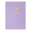 Записна книжка FAVOURITE, PASTEL, А5, 96 арк., кліт, офсет крем, тв. лам. обкл., бузкова