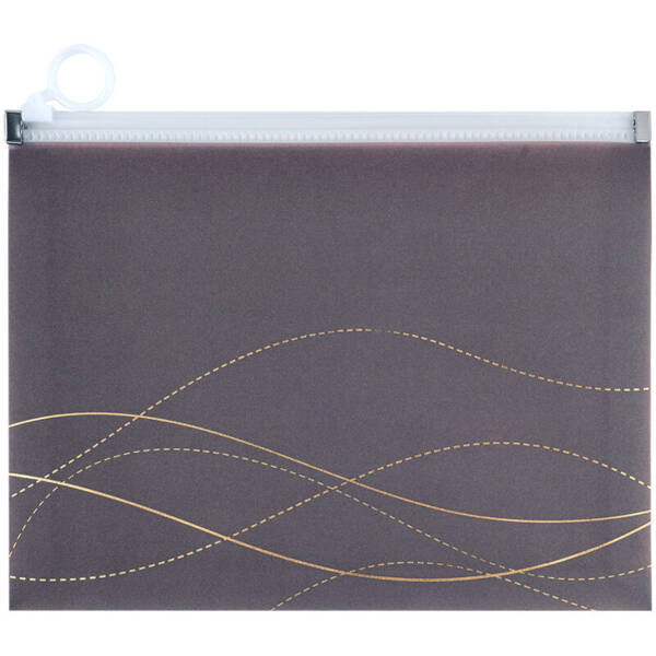 Папка на блискавці zip-lock, А5+ Waves-4
