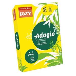 Папір кольор. А4/160 (250арк.) інт. Yellow 66 (жовтий) REY Adagio Код УКТ ЗЕД 4802589000