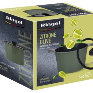 pot RINGEL Zitrone Olive Каструля висока 24x16.2 з кришкою